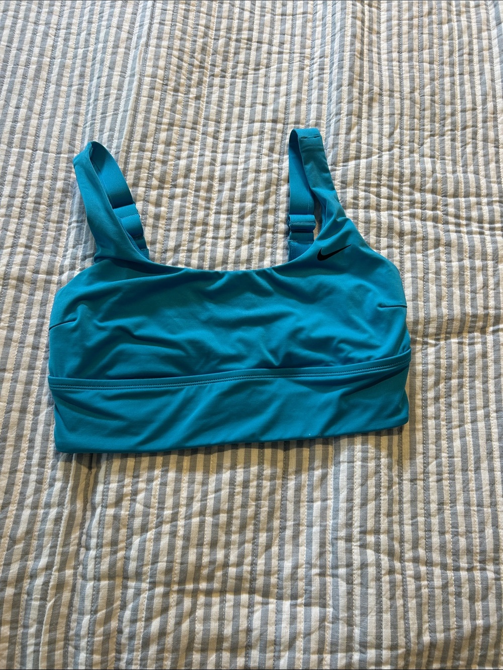 Nike Teal Sports Bra with Adjustable Straps